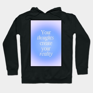 Manifestation Purple Aura Positive Affirmation Hoodie